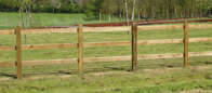 Post & Rail Stock Fence